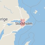 Karta som med röd fyrkant ramar in Jakobsberg, Barkarby, Hjulsta, Järfälla, Stockholms län