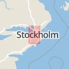 Karta som med röd fyrkant ramar in Drottningholm, Ekerö, Stockholms län