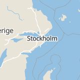 Karta som med röd fyrkant ramar in Masmo, Huddinge, Stockholms län