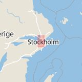 Karta som med röd fyrkant ramar in Råcksta, Stockholm, Stockholms län