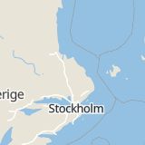 Karta som med röd fyrkant ramar in Österbybruk, Östhammar, Uppsala län