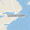 Karta som med röd fyrkant ramar in Beckomberga, Leken, Stockholm, Stockholms län