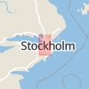 Karta som med röd fyrkant ramar in Norra Ängby, Stockholm, Stockholms län