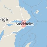 Karta som med röd fyrkant ramar in Norra Ängby, Stockholm, Stockholms län