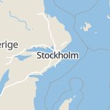 Karta som med röd fyrkant ramar in Tappström, Slagsta, Nockebybron, Ekerö, Stockholms län