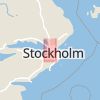 Karta som med röd fyrkant ramar in Stockholm, Rinkeby, Uppsala, Stockholms län
