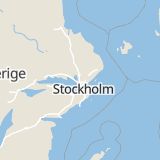 Karta som med röd fyrkant ramar in Skälby, Väsby, Upplands väsby, Stockholms län