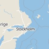 Karta som med röd fyrkant ramar in Arlanda Flygplats, Sigtuna, Stockholms län