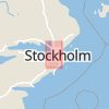 Karta som med röd fyrkant ramar in Bromma, Stockholm, Stockholms län