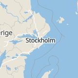 Karta som med röd fyrkant ramar in Rissne, Valkyriavägen, Sundbyberg, Stockholms län