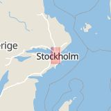 Karta som med röd fyrkant ramar in Riksby, Stockholm, Stockholms län