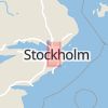 Karta som med röd fyrkant ramar in Stora Mossen, Stockholm, Stockholms län