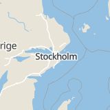 Karta som med röd fyrkant ramar in Råsunda, Skogsdungen, Solna, Stockholms län