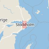 Karta som med röd fyrkant ramar in Fredhäll, Kristineberg, Stockholm, Stockholms län