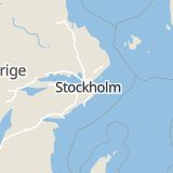 Karta som med röd fyrkant ramar in Kungsholmen, Kungens Kurva, Kristineberg, Stockholm, Stockholms län