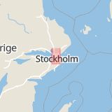 Karta som med röd fyrkant ramar in Nora, Skogsviksvägen, Danderyd, Stockholms län