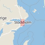 Karta som med röd fyrkant ramar in Nybohovsbacken, Stockholm, Stockholms län