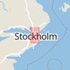 Karta som med röd fyrkant ramar in Haga Norra, Solna, Stockholms län