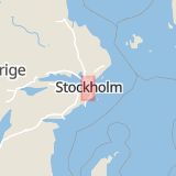Karta som med röd fyrkant ramar in Tvärbanan, Årstabergsvägen, Svärdlångsvägen, Stockholm, Stockholms län