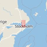 Karta som med röd fyrkant ramar in Skålhamravägen, Vallentuna, Stockholms län