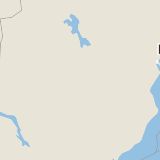 Karta som med röd fyrkant ramar in Lycksaberg, Lycksele, Västerbottens län