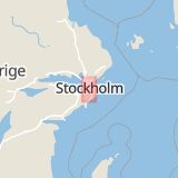Karta som med röd fyrkant ramar in Årsta, Årsta Partihallar, Skarpnäck, Stockholm, Stockholms län