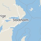 Karta som med röd fyrkant ramar in Grycksbovägen, Örbyleden, Stockholm, Stockholms län