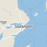 Karta som med röd fyrkant ramar in Ekebyvägen, Sånglärkevägen, Vallentuna, Stockholms län