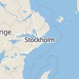 Karta som med röd fyrkant ramar in Stockholm City, Cityterminalen, Stockholm, Stockholms län