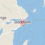 Karta som med röd fyrkant ramar in Enskedefältet, Livlandsvägen, Stockholm, Stockholms län