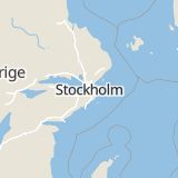 Karta som med röd fyrkant ramar in Klarabergsgatan, Stockholm, Stockholms län