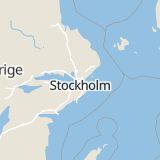 Karta som med röd fyrkant ramar in Näsbydal, Täby, Stockholms län