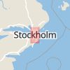 Karta som med röd fyrkant ramar in Södermalm, Fatbursparken, Stockholm, Stockholms län
