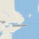 Karta som med röd fyrkant ramar in Almunge, Uppsala, Uppsala län