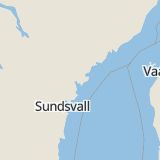 Karta som med röd fyrkant ramar in Storsjön, Kramfors, Västernorrlands län