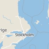 Karta som med röd fyrkant ramar in Alunda, Östhammar, Uppsala län