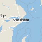 Karta som med röd fyrkant ramar in Ågesta, Huddinge, Stockholms län