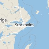 Karta som med röd fyrkant ramar in Tessinparken, Gärdet, Stockholm, Stockholms län