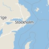 Karta som med röd fyrkant ramar in Jordbro, Stockholm, Stockholms län