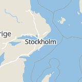 Karta som med röd fyrkant ramar in Värtahamnen, Stockholm, Stockholms län