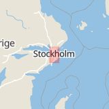 Karta som med röd fyrkant ramar in Johanneshov, Södermalm, Stockholm, Stockholms län