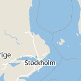 Karta som med röd fyrkant ramar in Valö, Östhammars Kommun, Östhammar, Uppsala län