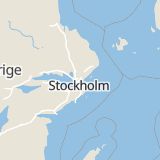 Karta som med röd fyrkant ramar in Viggbyholm, Täby, Stockholms län