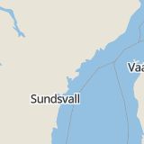 Karta som med röd fyrkant ramar in Västernorrlands län