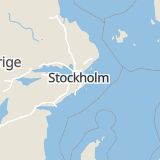 Karta som med röd fyrkant ramar in Skarpnäck, Stockholm, Stockholms län