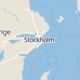 Karta som med röd fyrkant ramar in Finntorp, Nacka, Stockholms län