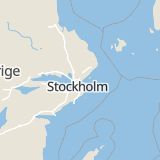 Karta som med röd fyrkant ramar in Rydbo, Österåker, Stockholms län