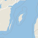 Karta som med röd fyrkant ramar in Klinte, Gotland, Gotlands län