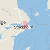 Karta som med röd fyrkant ramar in Svinningevägen, Österåkers Kommun, Österåker, Stockholms län