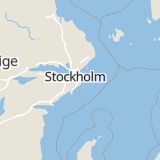 Karta som med röd fyrkant ramar in Tyresö, Stockholms län